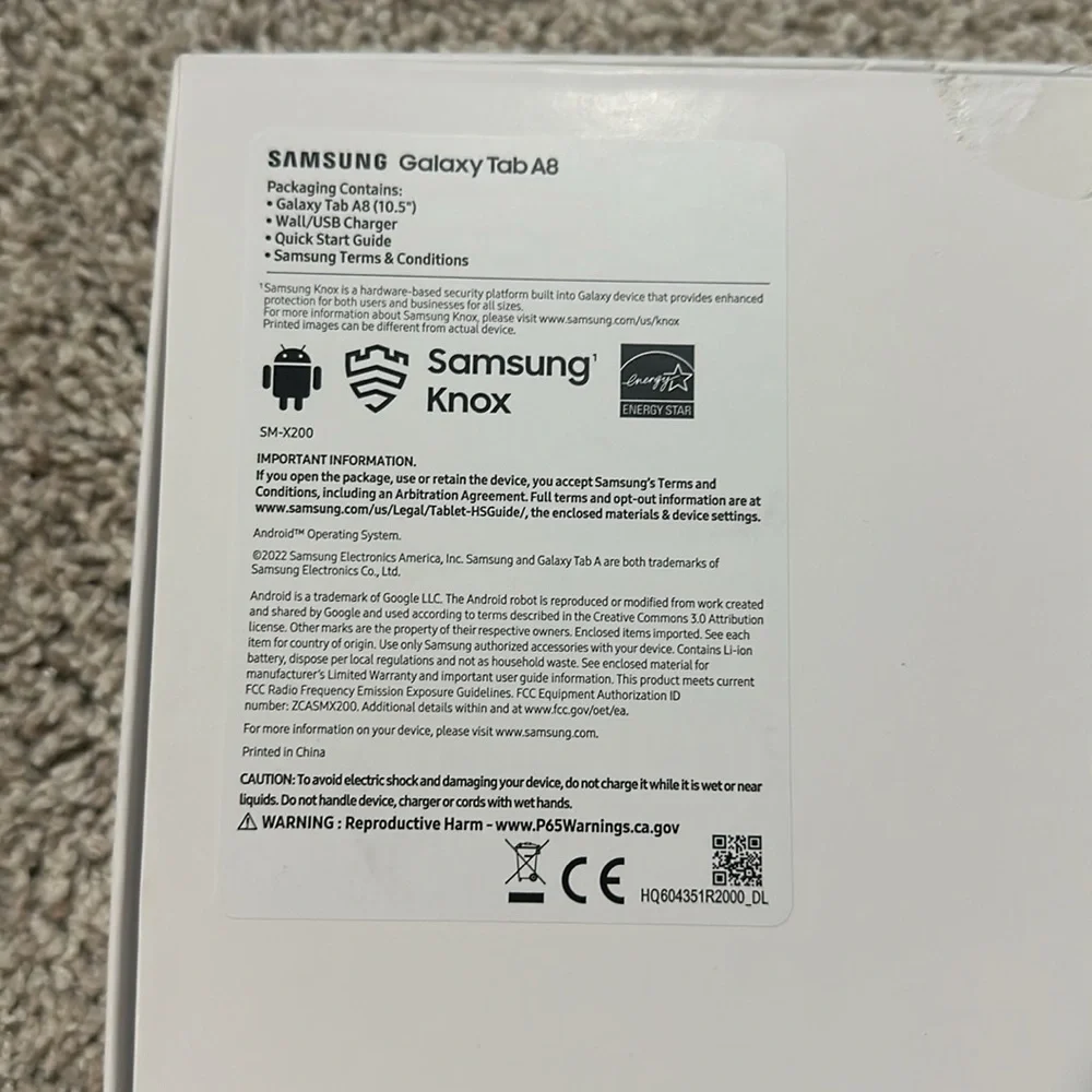 GALAXY TAB A8 32G